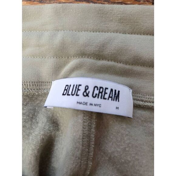 Blue&Cream Men's Les Pant in pastel sage sz Medium - Picture 3 of 4